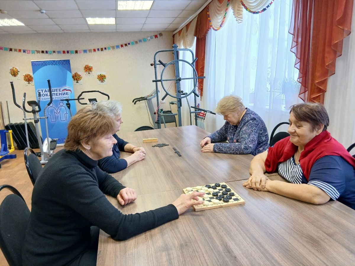 Занятие по настольным играм в ОДП